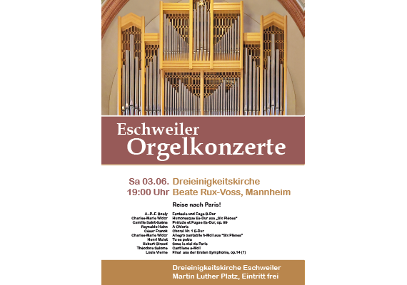 eschweiler orgelkonzerte